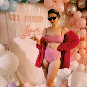 Pink furry coat for Taylor Swift You Need to Calm Down costume